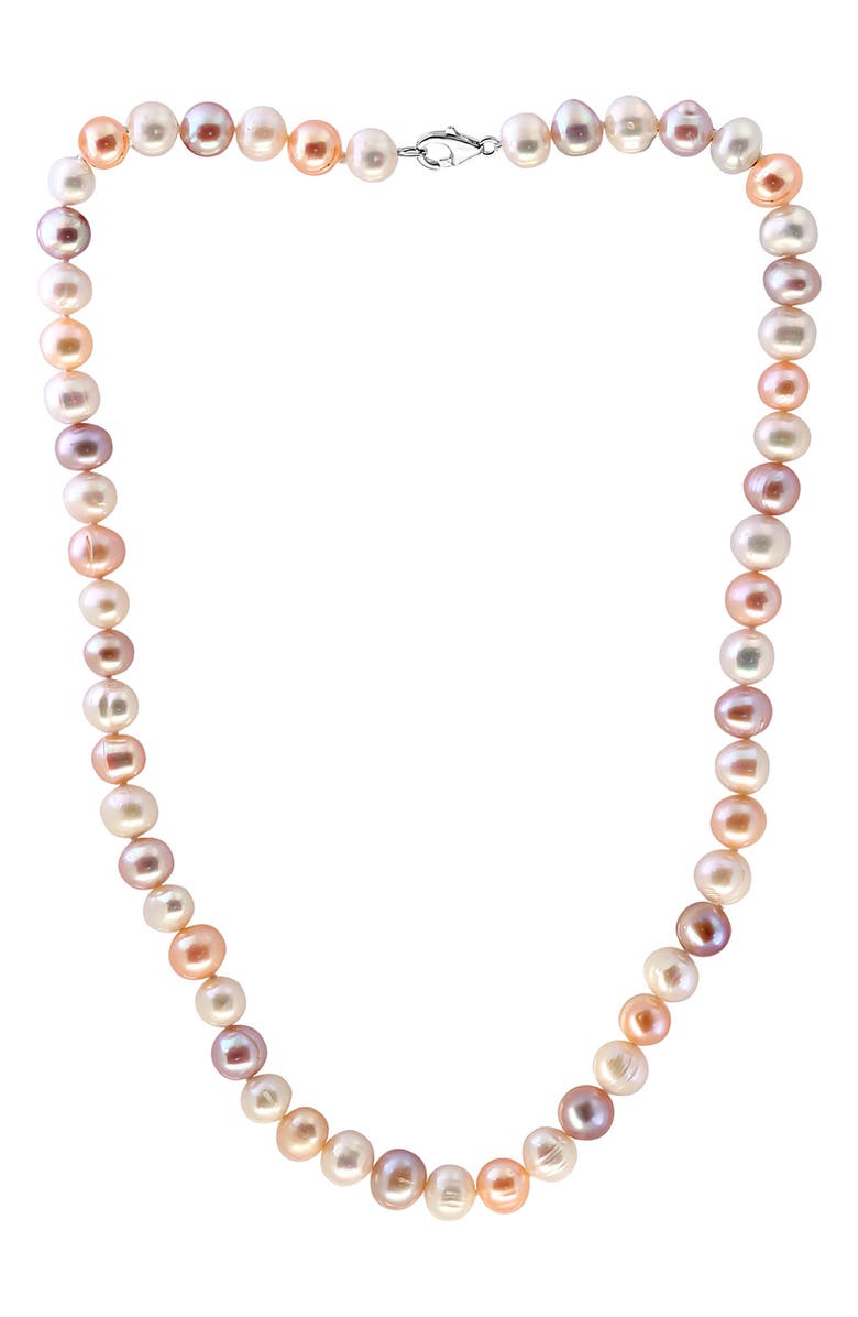 EFFY Sterling Silver 7mm Freshwater Pearl Necklace, Main, color, Multi