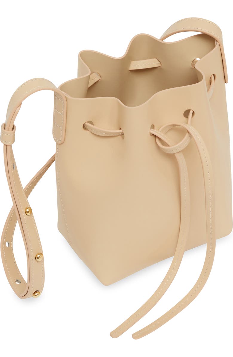 Mansur Gavriel Mini Mini Leather Bucket Bag, Alternate, color,