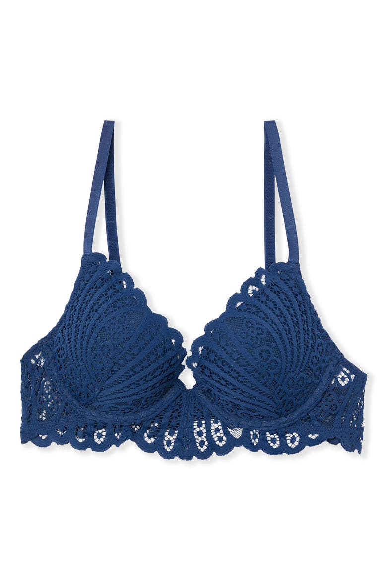 Etreinte N°2 Classique Underwire Bra, Alternate, color, NAVY