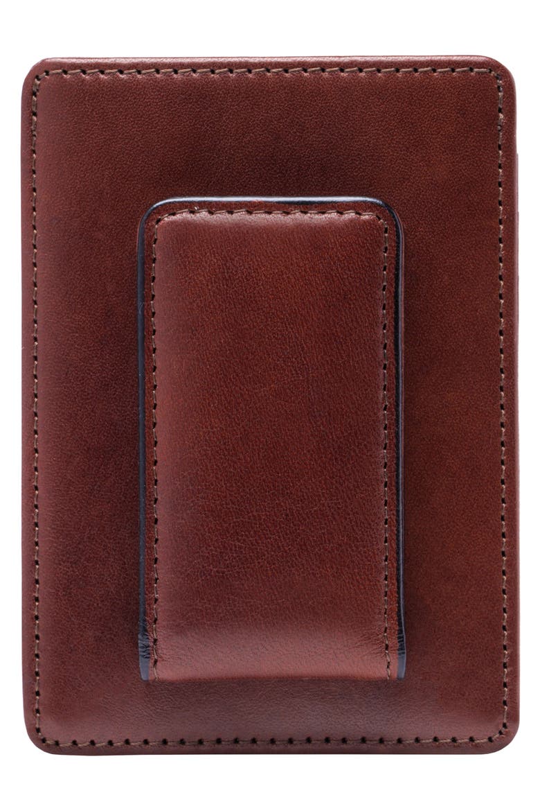 Old Leather Front Pocket Wallet, Alternate, color, DARK BROWN