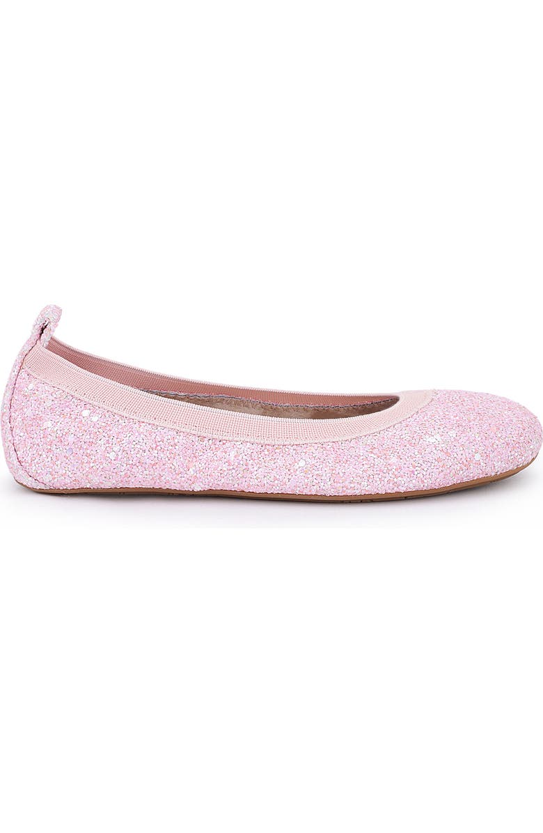 Yosi Samra Miss Samara Ballet Flat, Alternate, color, Light Pink Glitter