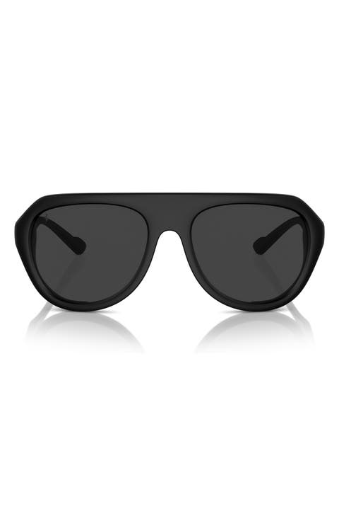 57mm Polarized Pilot Sunglasses