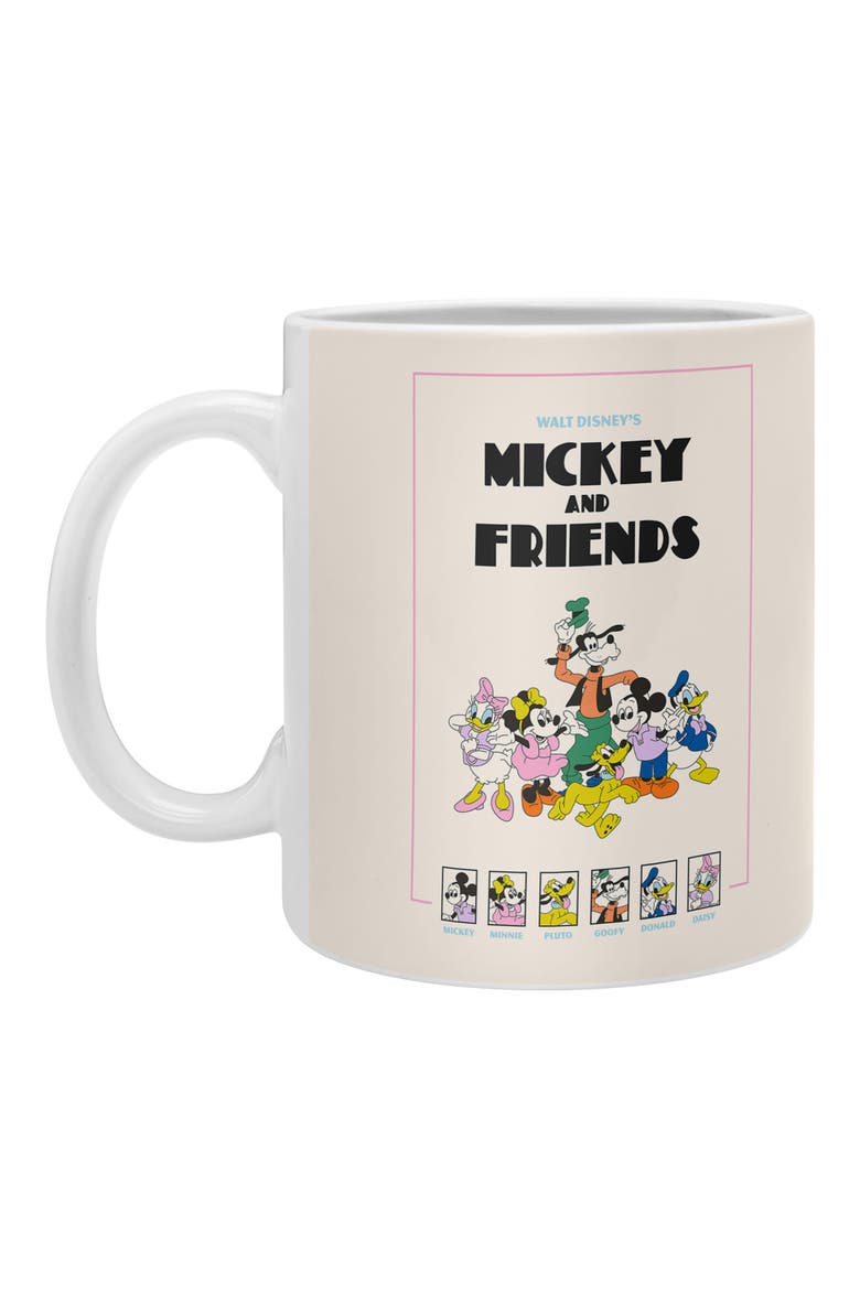 Disney x Society6 Mickey & Friends Coffee Mug, Alternate, color, IVORY