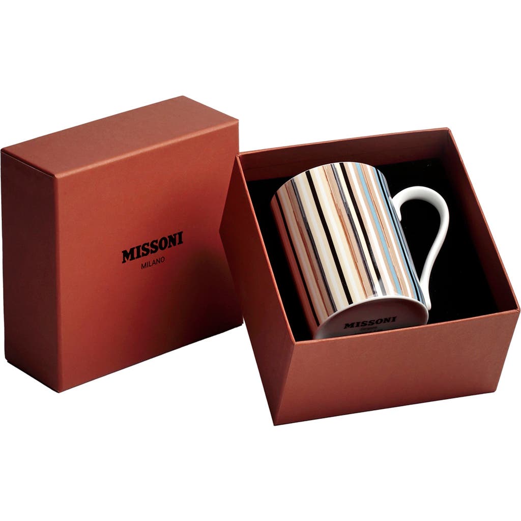 Missoni Home Tableware Mug Cup STRIPES in Luxury Box Jenkins 148 diam. 3", H 3.9", cap. 12.5 oz in Multicolor at Nordstrom