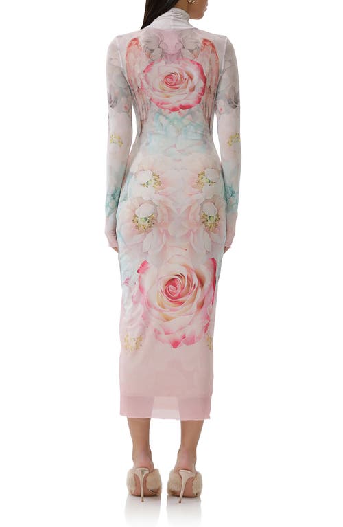 AFRM AFRM SHAILENE LONG SLEEVE MESH DRESS 