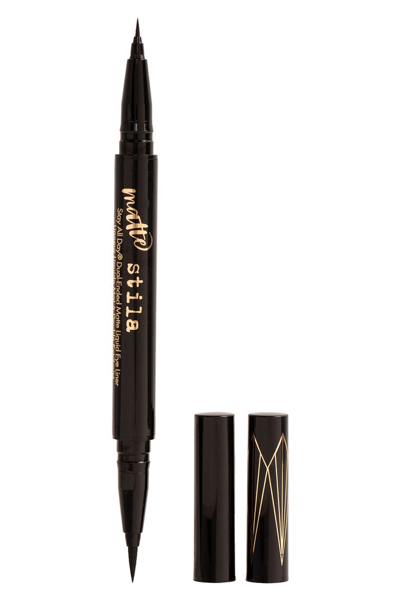 Stay All Day® Dual-Ended Matte Liquid Eye Liner, Main, color, BLACK