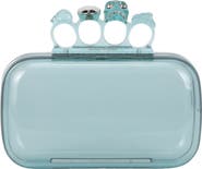 Alexander McQueen Puma Skull Four Ring Clutch