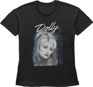 DOLLY PARTON Women's Guitar Portrait Short Sleeve T-Shirt