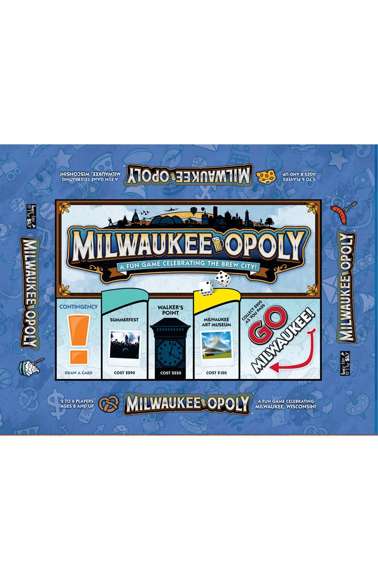 Late for the Sky Milwaukeeopoly Monopoly Board Game, Main, color, Multicolored