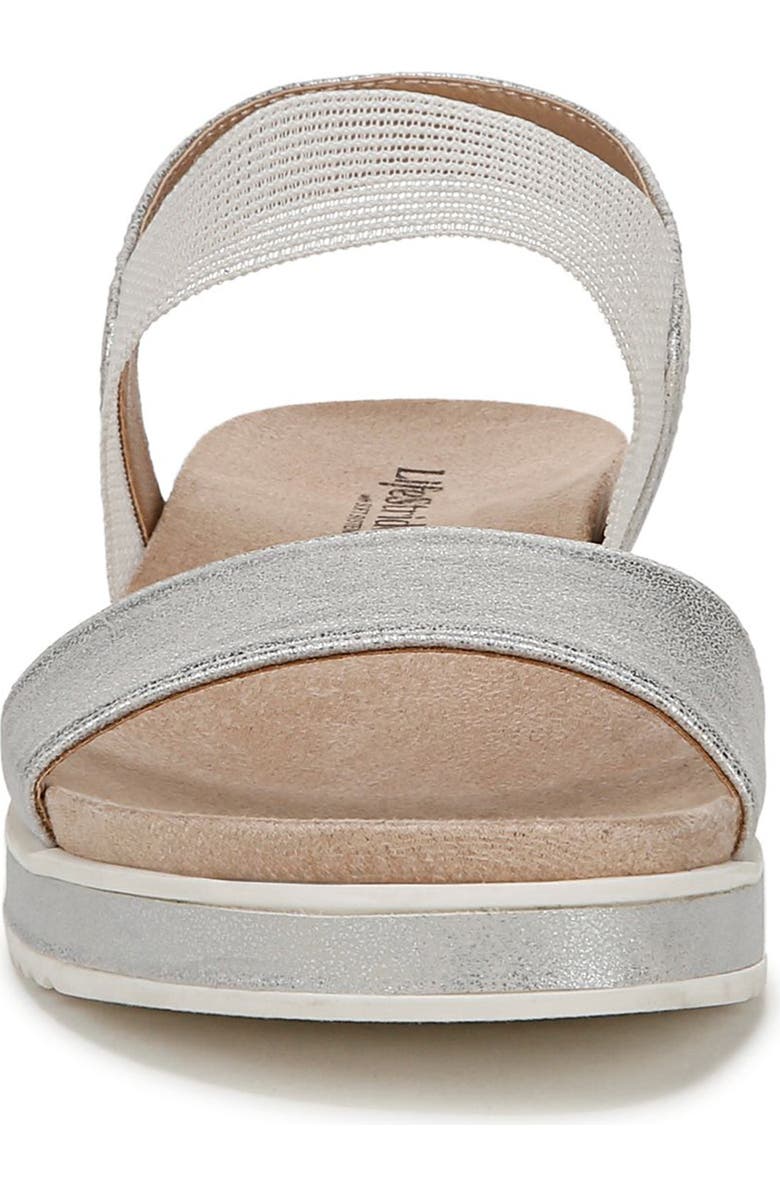 LifeStride SHOES Zing Slingback Sandal, Alternate, color, Silver