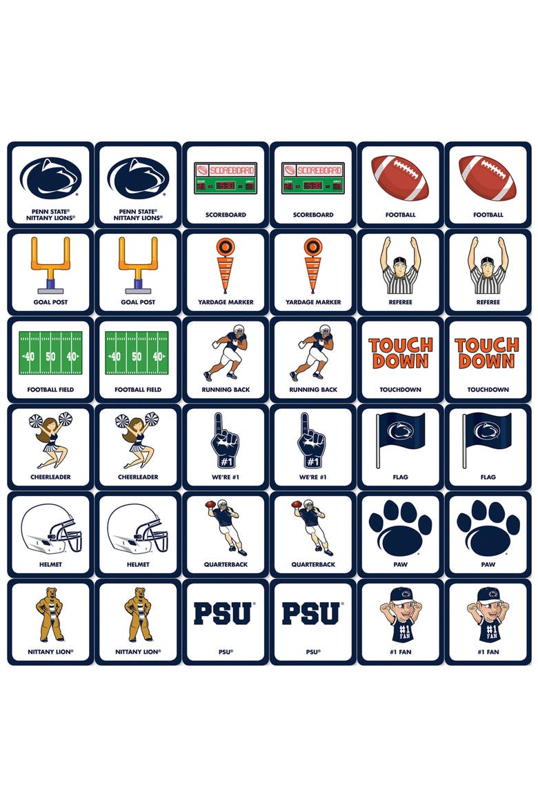 Penn State Nittany Lions Matching Game, Alternate, color, Multicolor