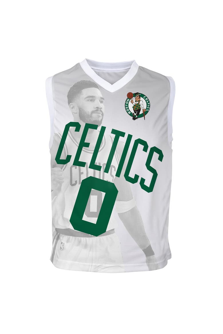 Youth Outerstuff Jayson Tatum White Boston Celtics Hometown Fashion Jersey, Alternate, color, White
