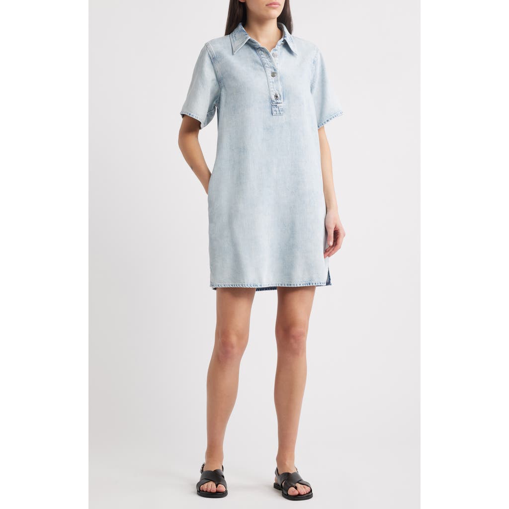 Rag & Bone Blue Ultra Featherweight Jocelyn Denim Minidress