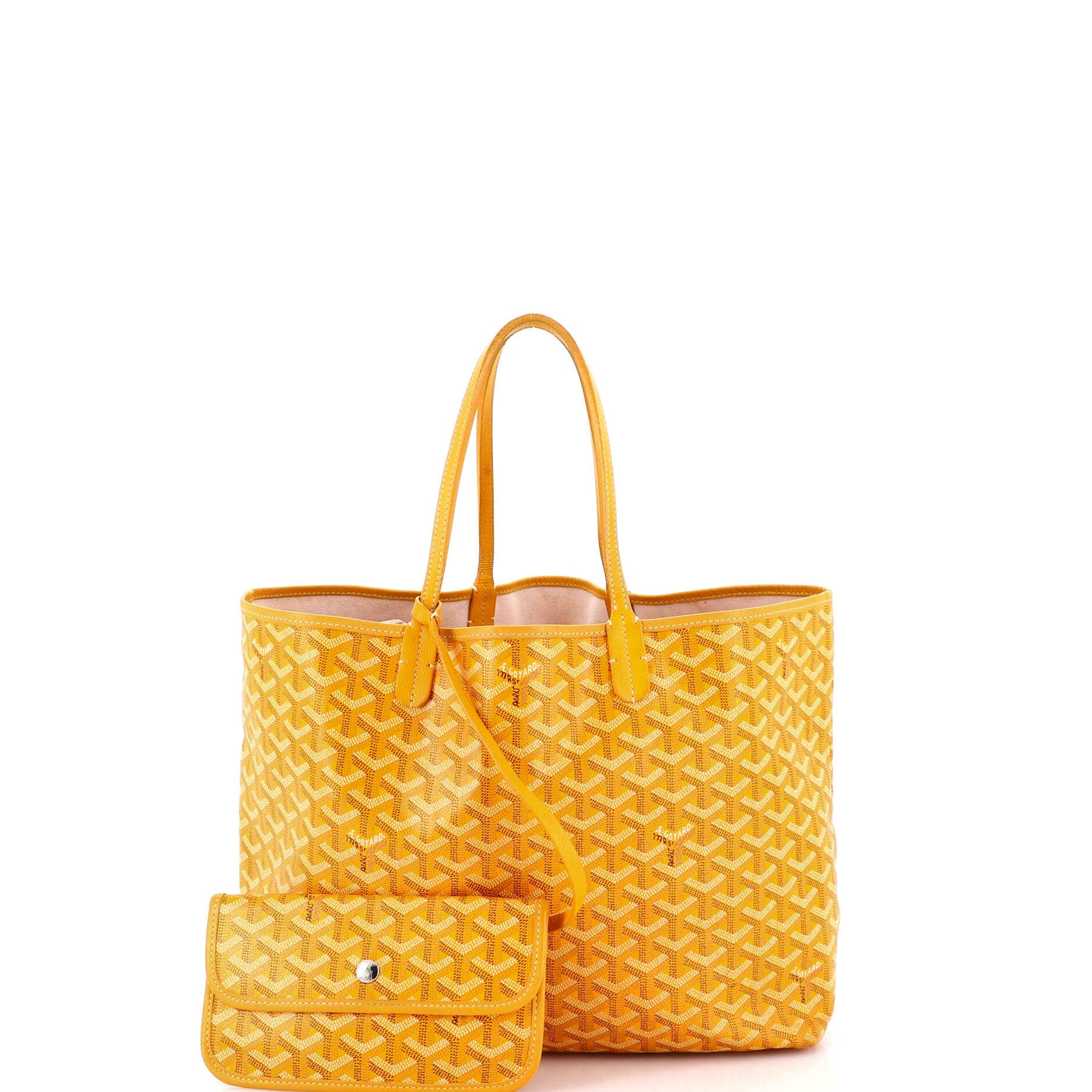 Pre-Owned Goyard Saint Louis Tote Coated Canvas PM, Alternate, color, Yellow