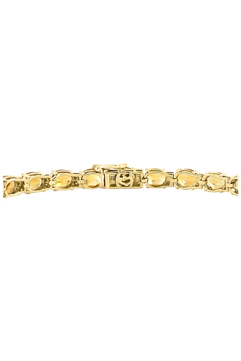14K Yellow Gold Diamond,Citrine Bracelet, Alternate, color, Hematite and FW Blush Pearl