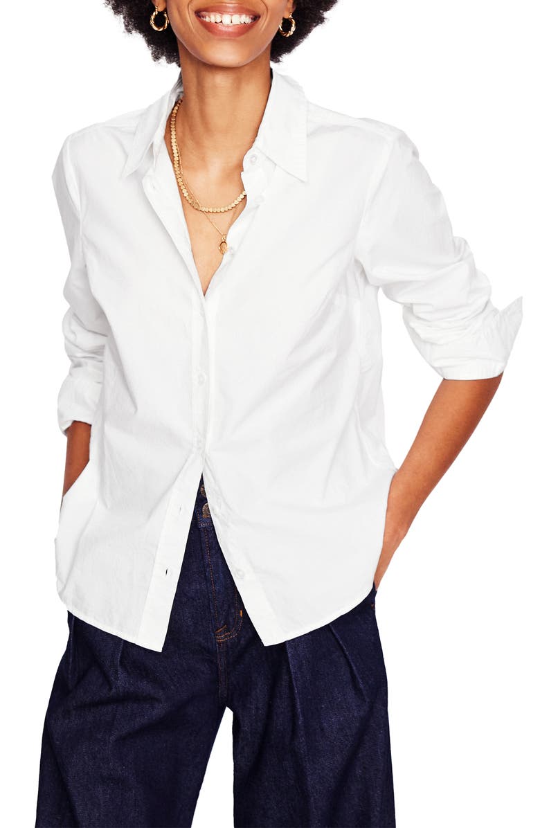 Boden Sienna Cotton Button-Up Shirt, Main, color,