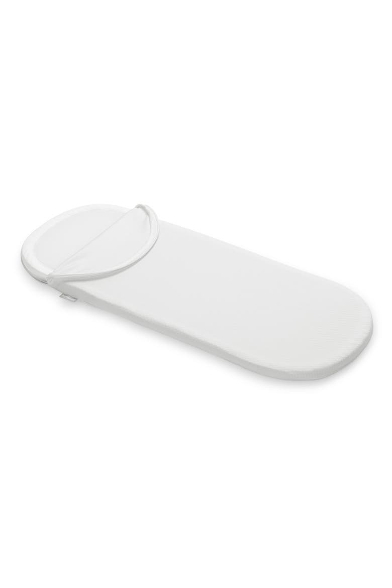 Bassinet Mattress Cover, Alternate, color, WHITE