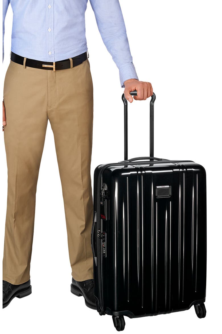 V3 Short Trip 26-Inch Expandable Wheeled Packing Case, Alternate, color, BLACK