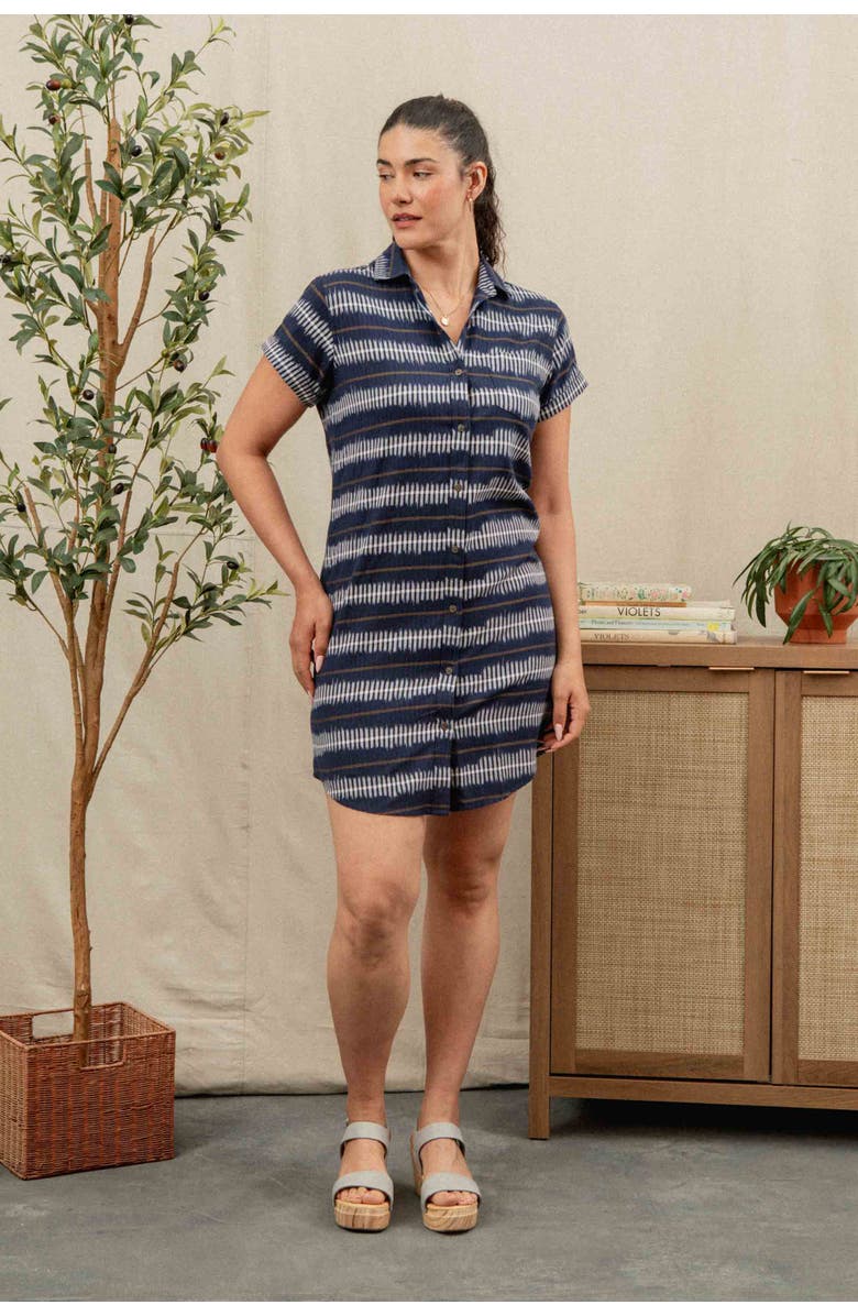 Bridge & Burn Loren Shirt Dress, Alternate, color, Dusk Mirage