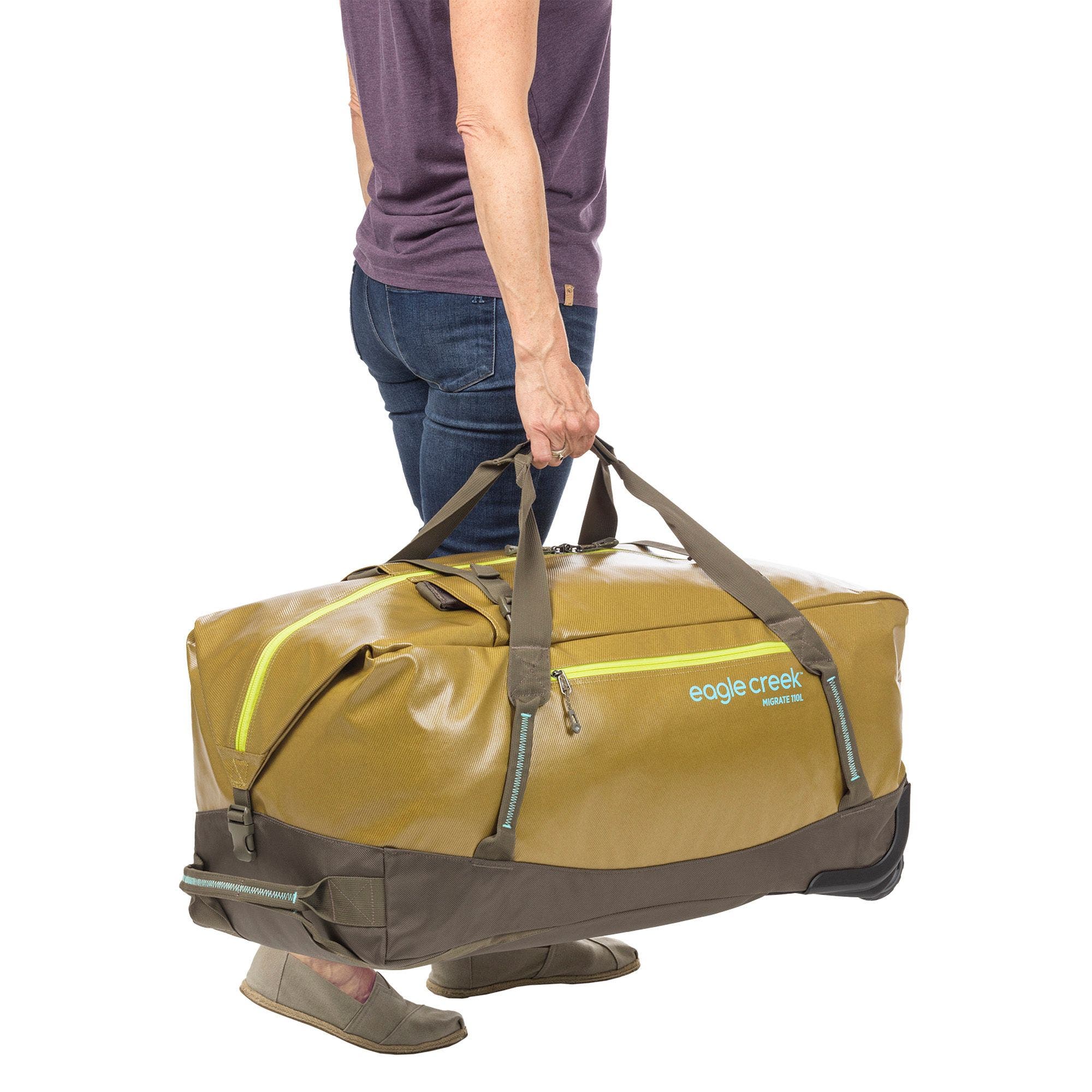 EAGLE CREEK Migrate Wheeled Duffel, 110 L, Alternate, color, Field Brown