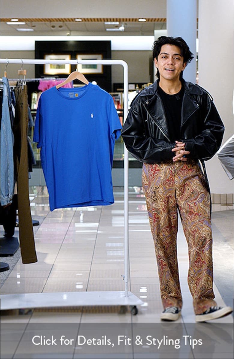 Classic Fit Jersey Crewneck T-Shirt, sales video thumbnail