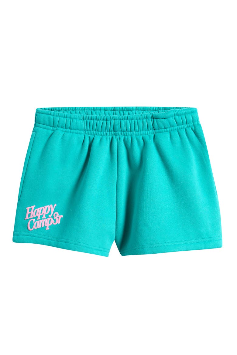 Kids' Puff Series Shorts, Main, color, CANDY TEAL