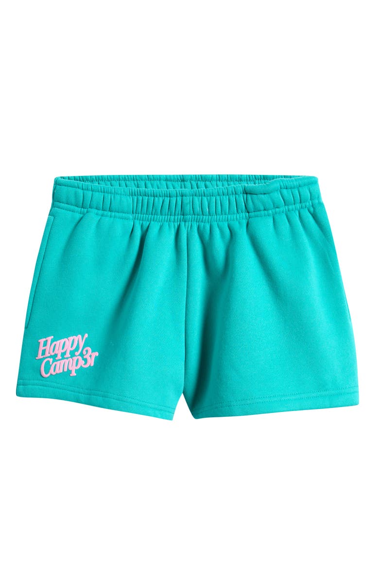 HAPPY CAMP3R Kids' Puff Series Shorts, Main, color, Candy Teal