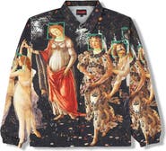 PLEASURES Facial Recognition Cotton Coach Jacket