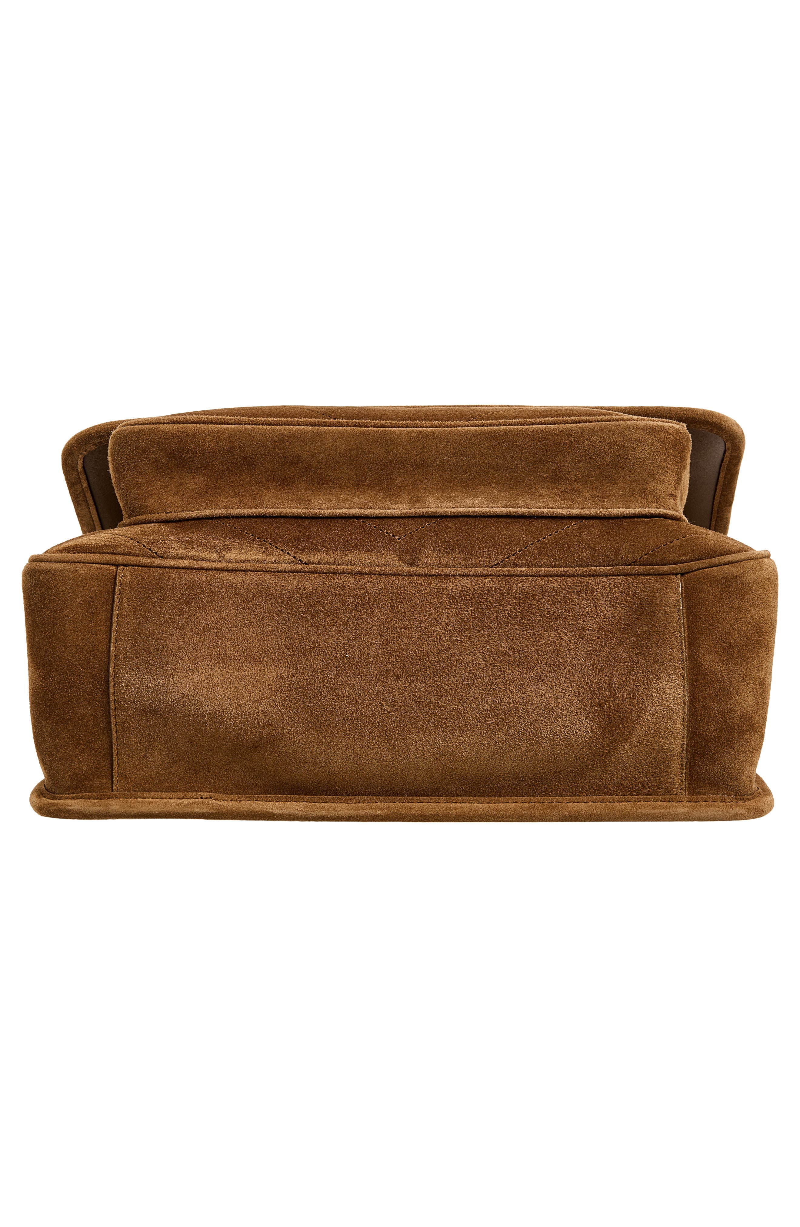 Medium Niki Suede Shoulder Bag, Alternate, color, CARAMEL COGNAC