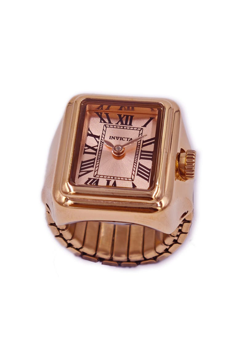 Mini Ring Watch, Alternate, color, ROSE GOLD