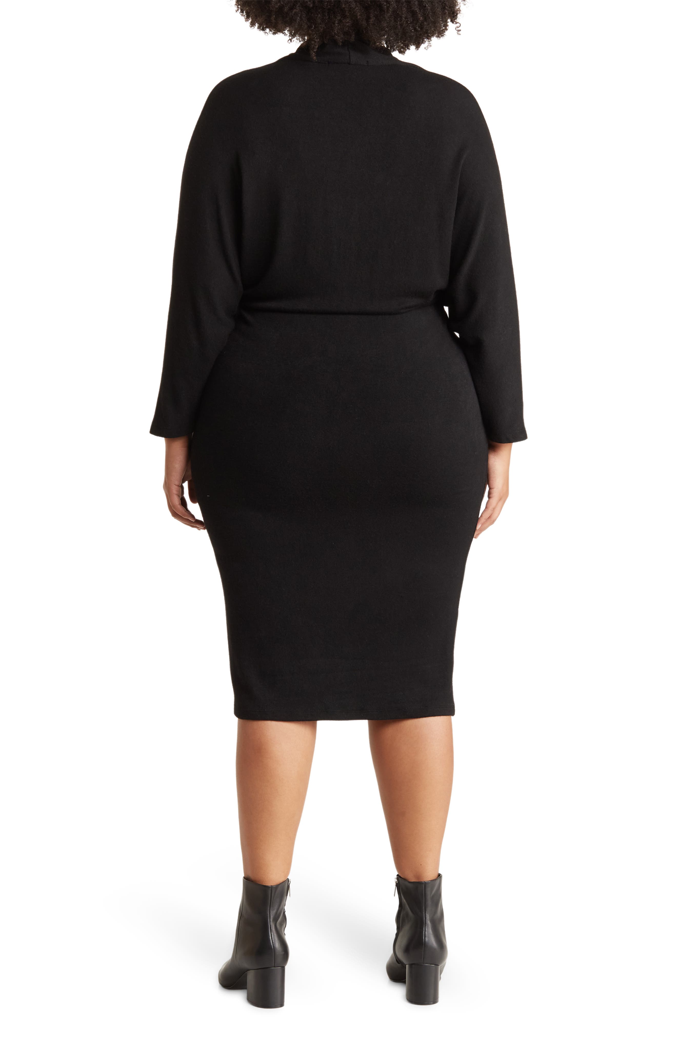 Dolman Sleeve Sweater Dress - image 2