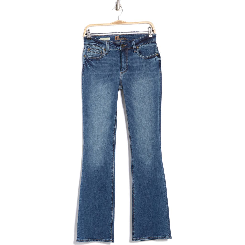 Kut From The Kloth Margo Mid Rise Wide Leg Jeans In Aloe