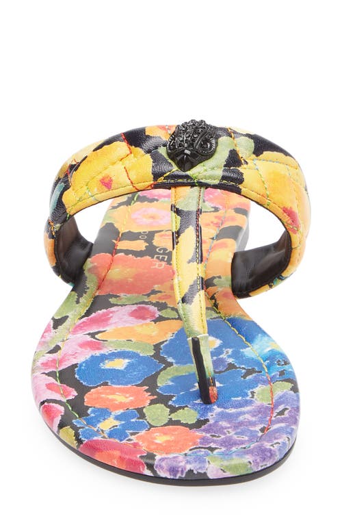 Kurt Geiger London Kensington T-bar Sandal In Multi