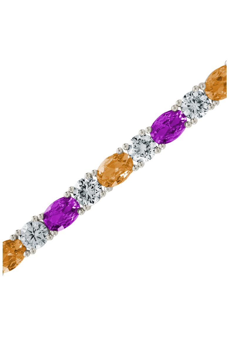Ophelia Tennis Bracelet, Alternate, color, SILVER