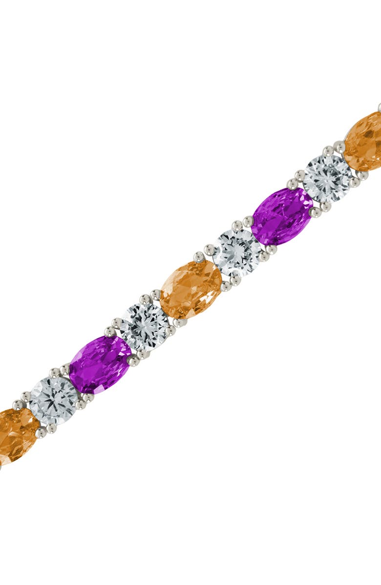 Sterling Forever Ophelia Tennis Bracelet, Alternate, color, 