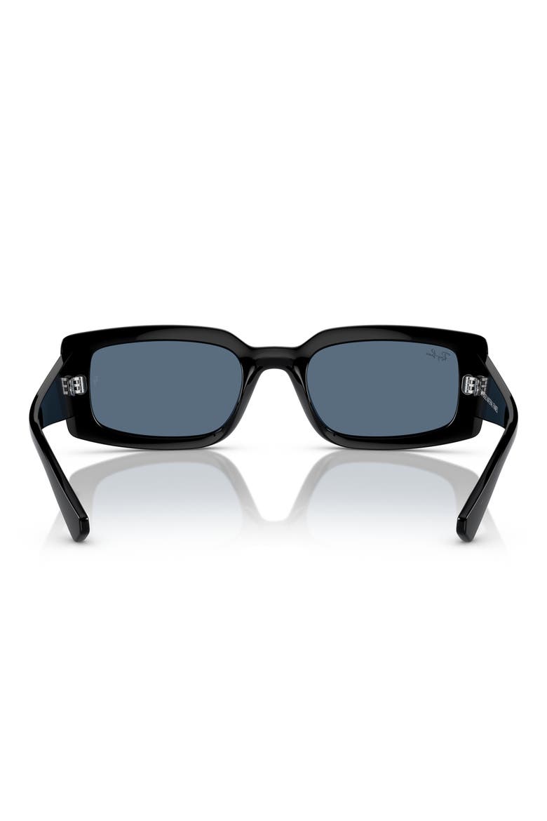 Kiliane 54mm Pillow Sunglasses, Alternate, color, BLACK BLUE