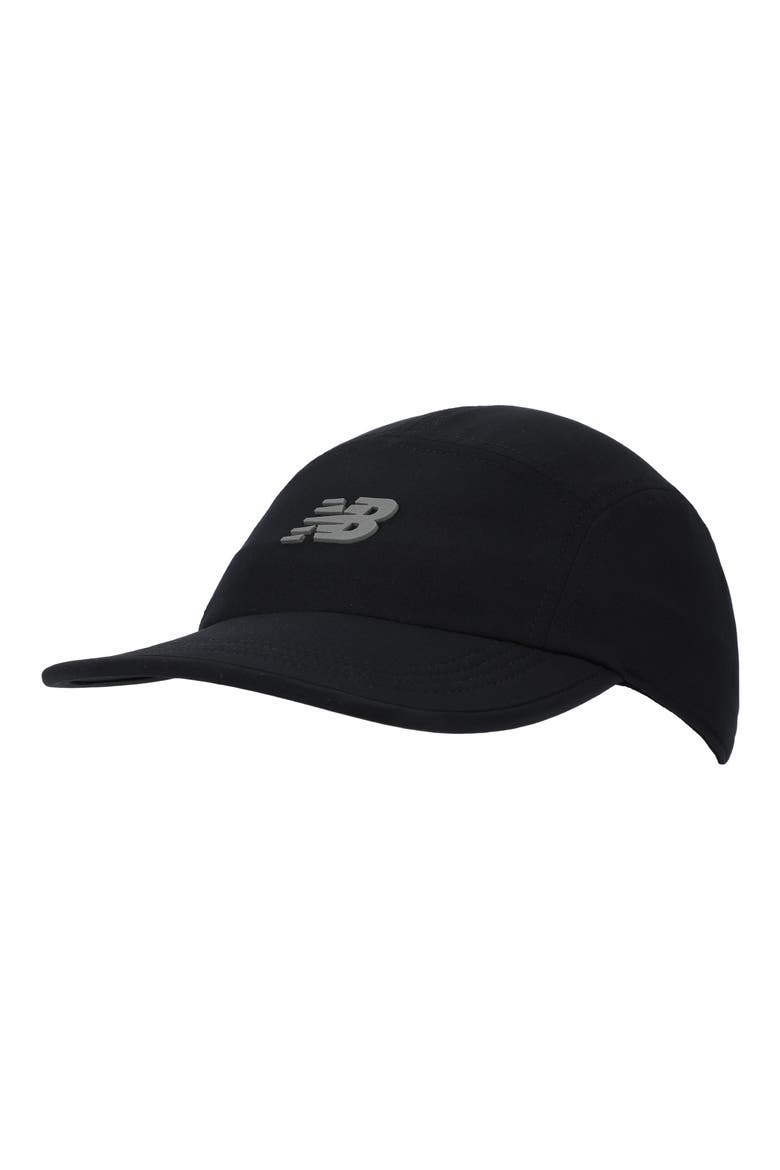 5-Panel Performance Baseball Cap, Main, color, BLACK