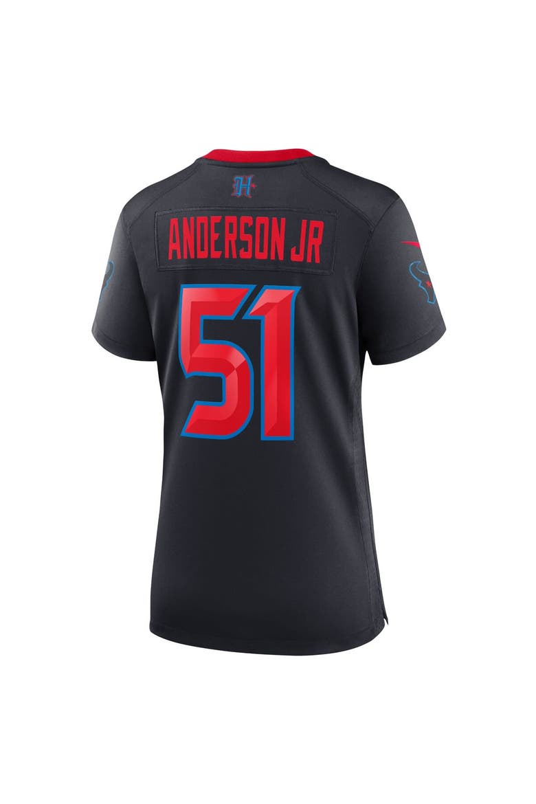 Women's Nike Will Anderson Jr. Navy Houston Texans 2nd Alternate Game Jersey, Alternate, color, Navy