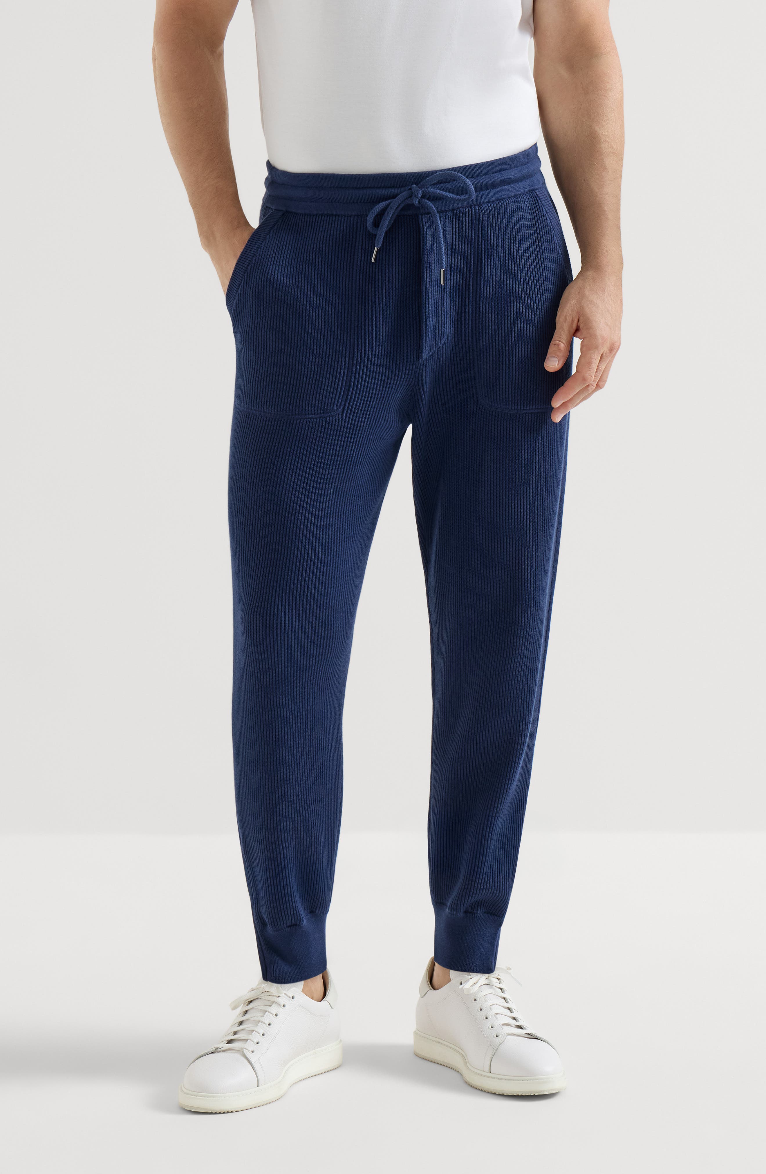 Cotton knit trousers - image 5
