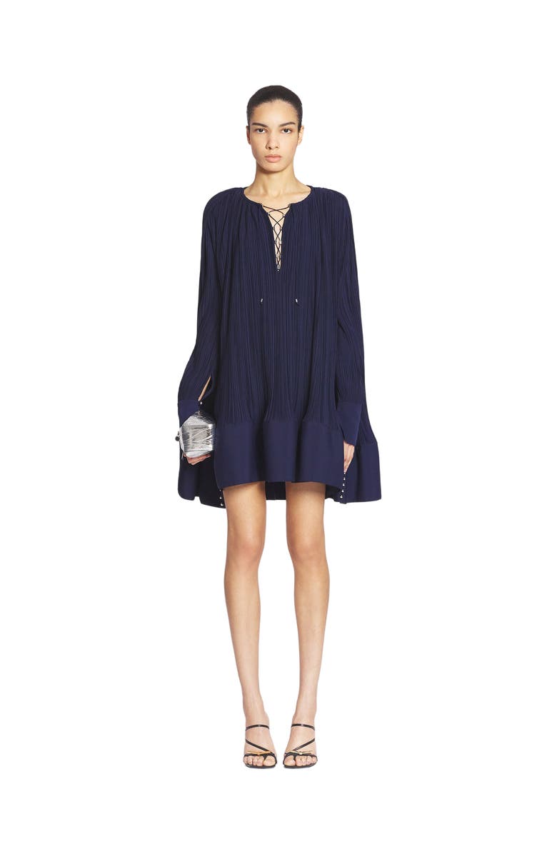 Lanvin Flared Pleated Dress, Main, color, 