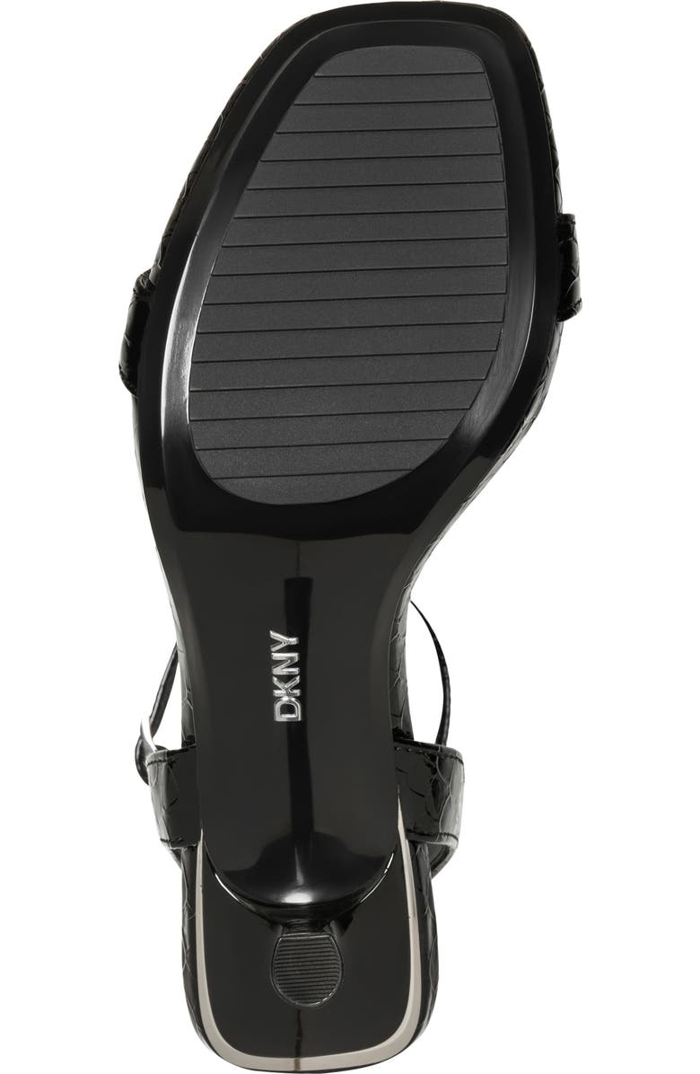 DKNY Noland Ankle Strap Sandal, Alternate, color, Black