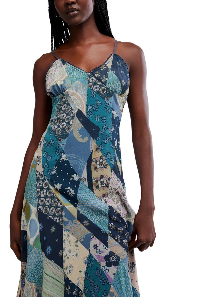 Tis the Season Maxi Dress, Alternate, color, STORM COMBO