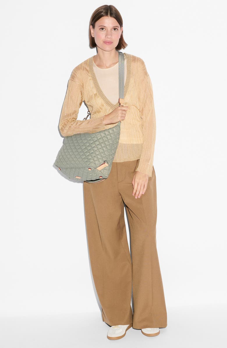 MZ Wallace Medium Sutton Deluxe Tote, Alternate, color, Agave Green