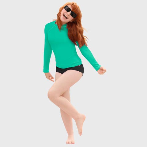 Girls UPF 50+ Long Sleeve Rashguard (Toddler, Little Kid & Big Kid)