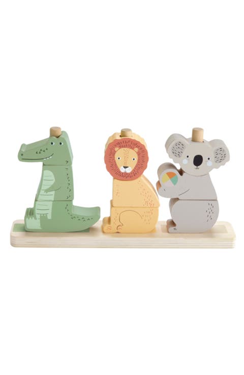 Stack N Sort Animals Wooden Play Set