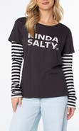 Roxy Kinda Salty Two-Fer T-Shirt