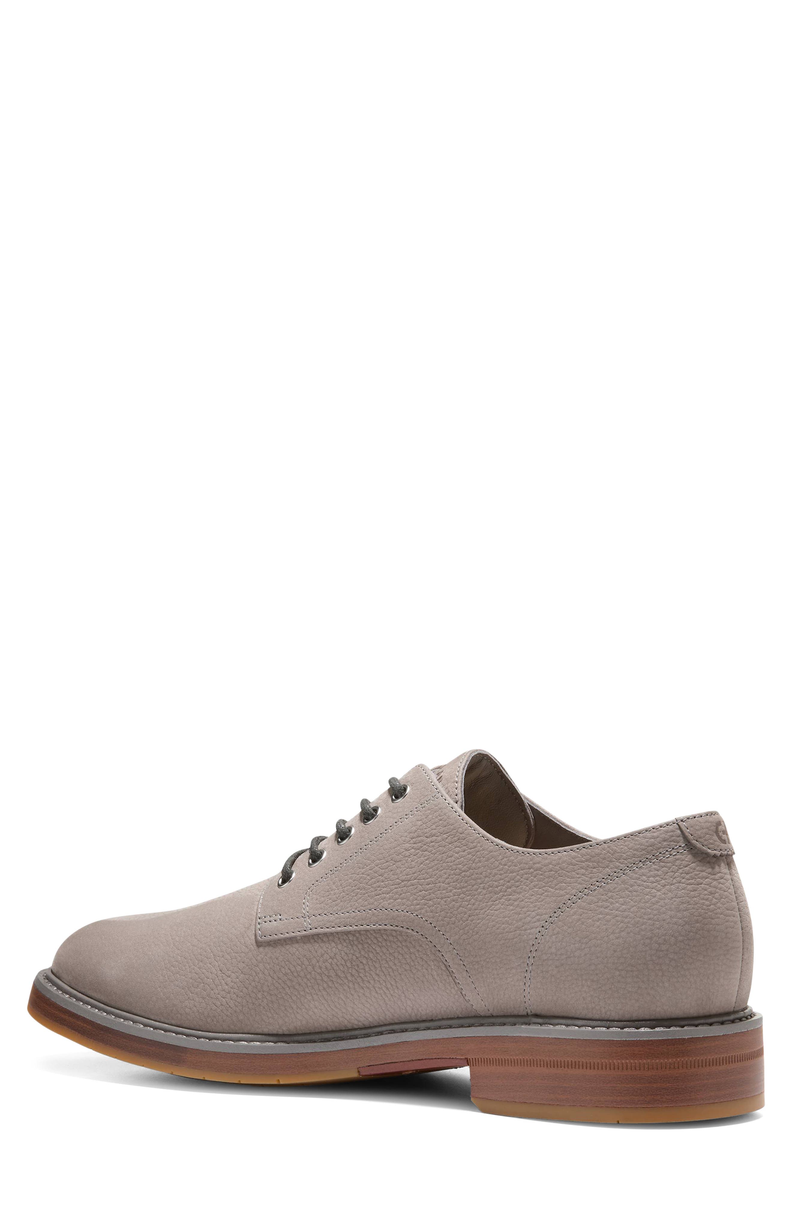 Cole Haan Judson Grand Plain Toe Derby, Alternate, color, Ironstone Nubuck / Natural