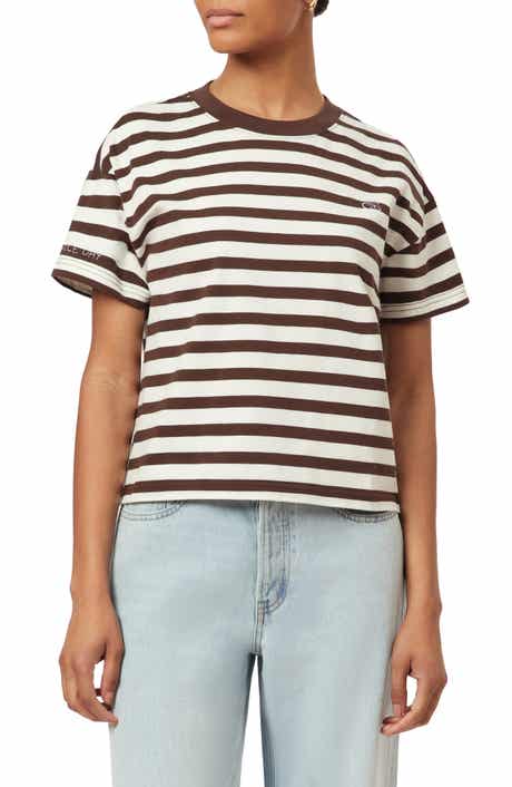 Scotch & Soda Boxy Yarn Dye Stripe T-Shirt