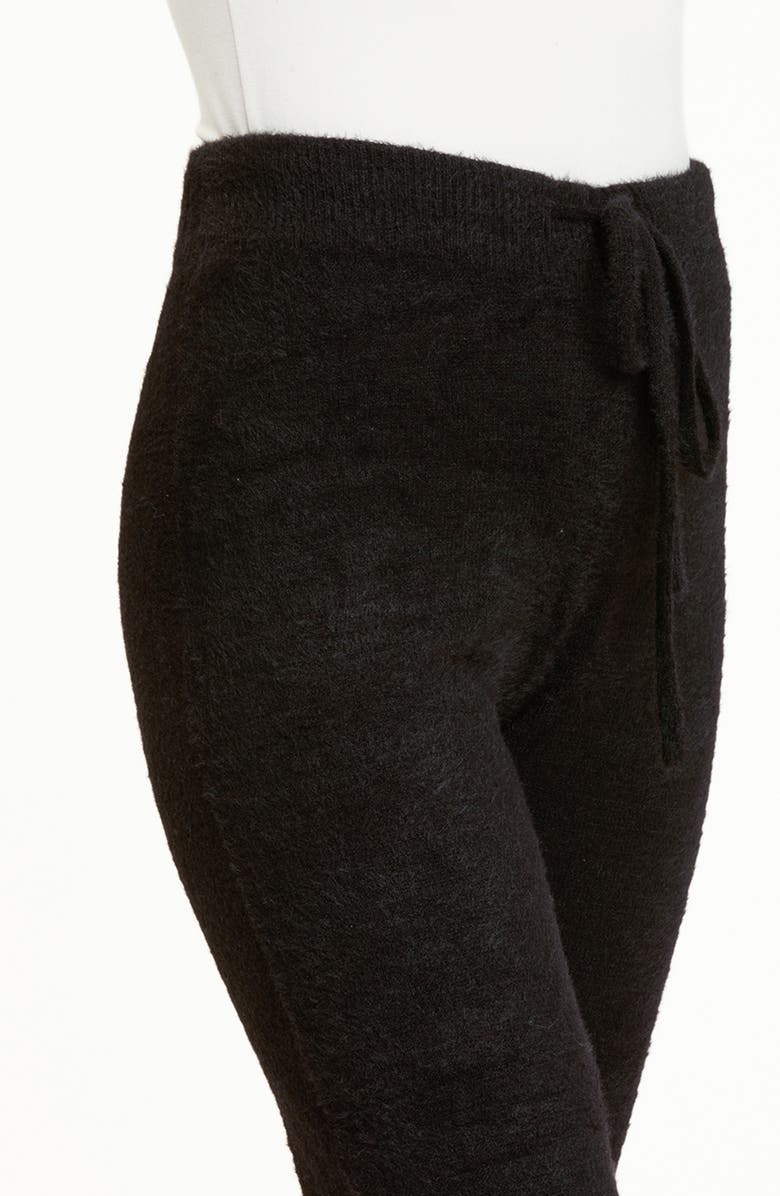 Threads 4 Thought Gwynne Fuzzy Knit Joggers, Alternate, color, Black