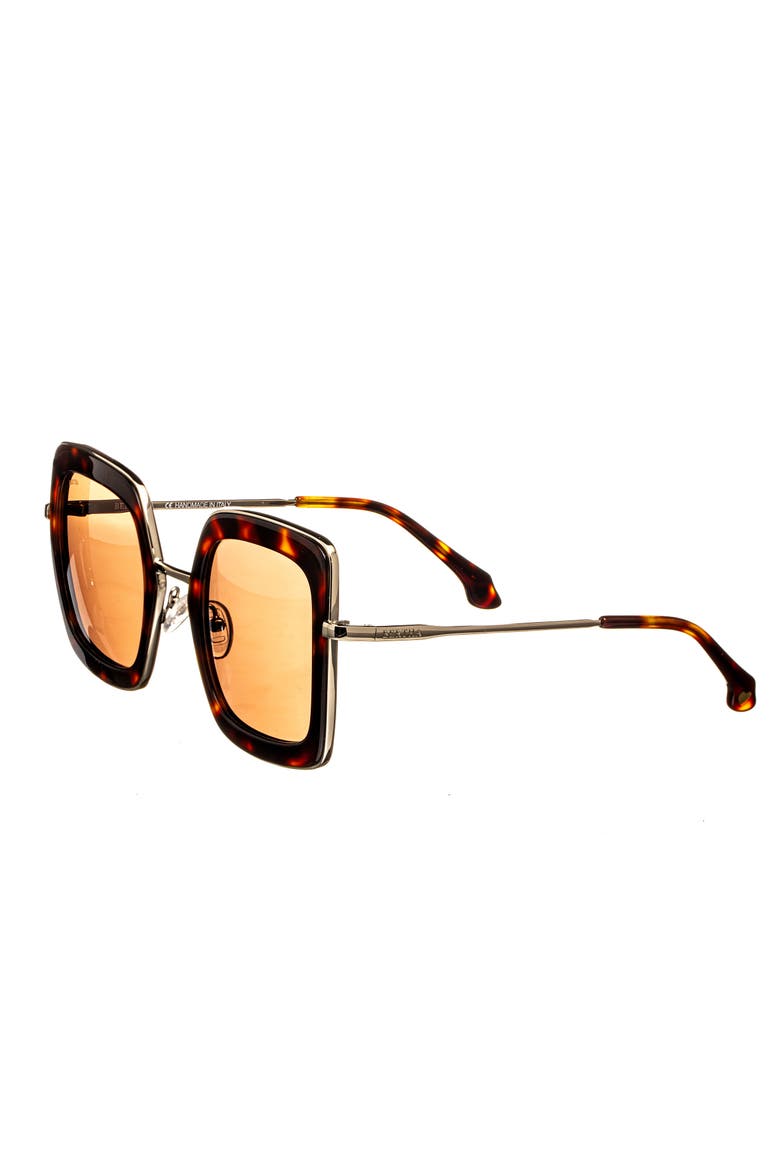 Ellie Handmade in Italy Sunglasses, Main, color, Tortoise